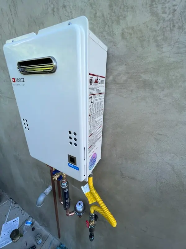 Tankless water heater installation for Forge Hollow homes